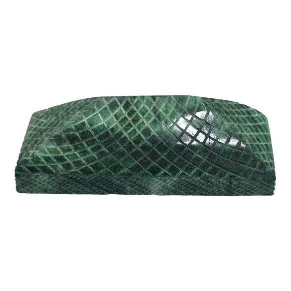 Natural Emerald Carved Rectangular Gemstone 79x35x25mm 111.62g 560 Carats - Picture 3 of 8